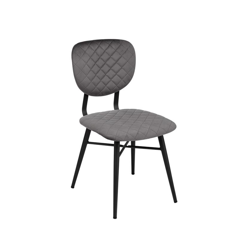 Redcar Dining Chair - Slate Velvet
