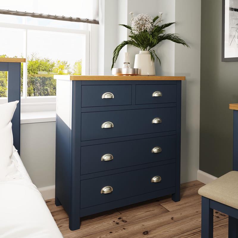 RA Bedroom Blue 2 Over 3 Chest