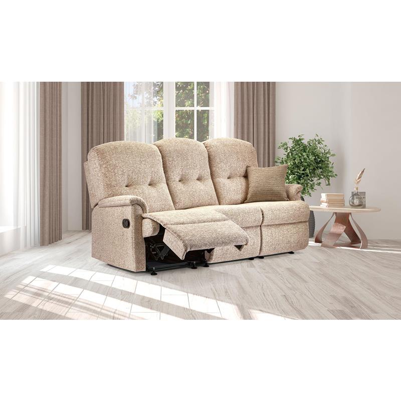 Laxfield Small Rechargeable Powered Reclining 3-seater