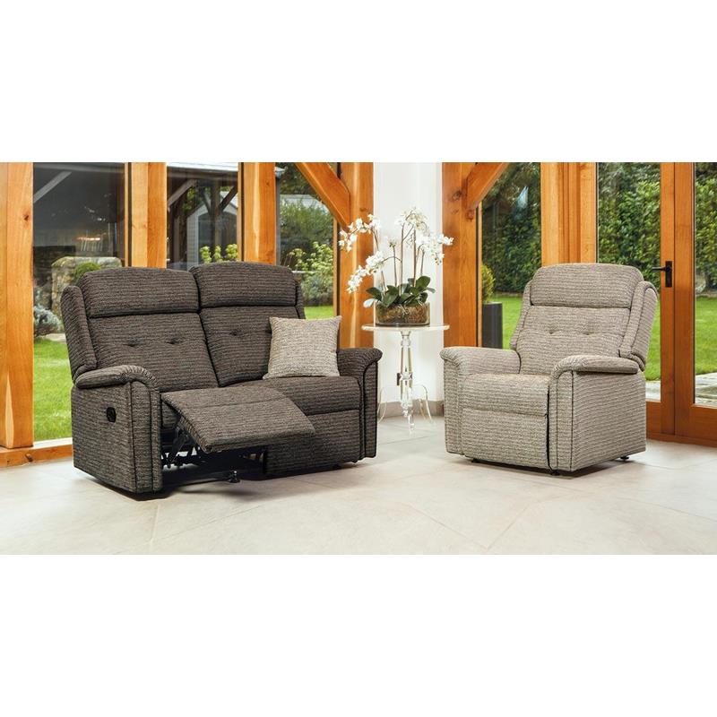 Roydon Small Rechargeable Powered Reclining 2-seater