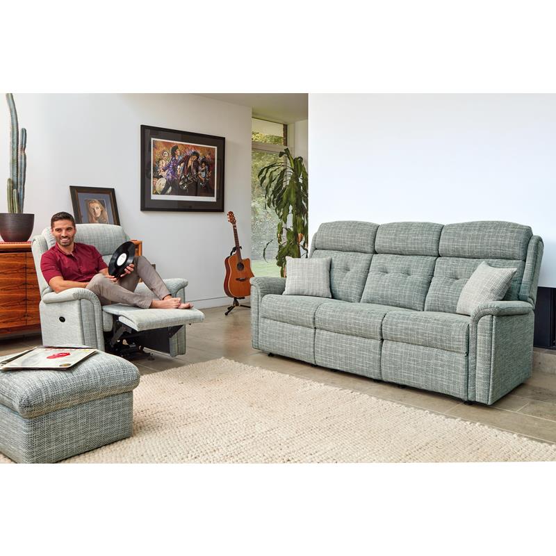 Roydon Standard Rechargeable Powered Reclining 3-seater