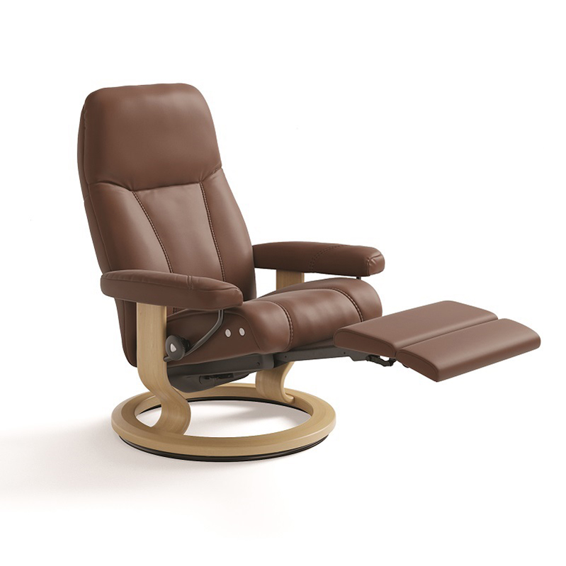 Consul (M) Power Leg + Back Chair With Footstool