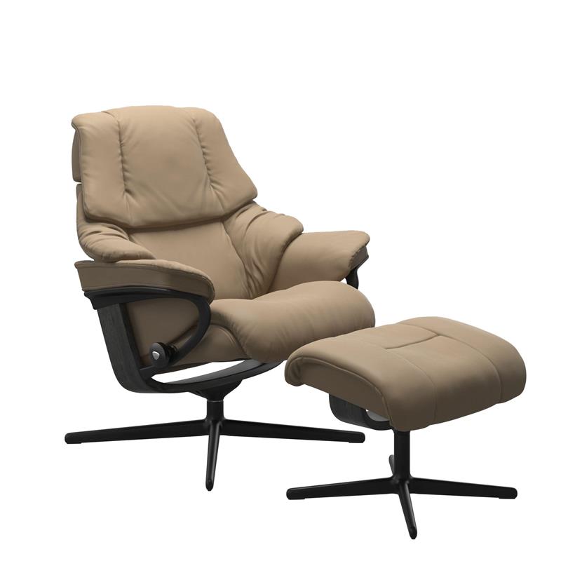 Reno (S) Cross Chair With Footstool
