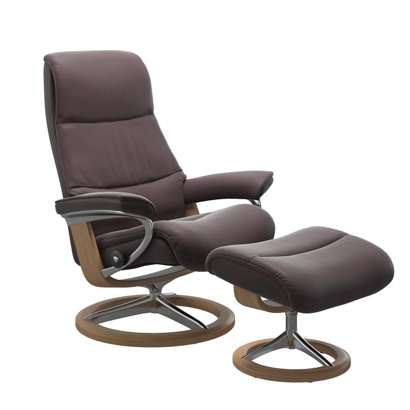 View (S) Signature Chair With Footstool