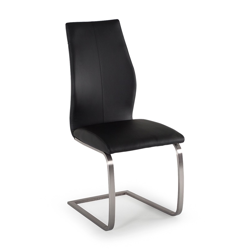 Irmingland Dining Chair - Brushed Steel Black