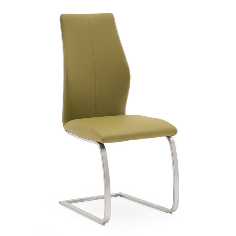Irmingland Dining Chair - Brushed Steel Olive