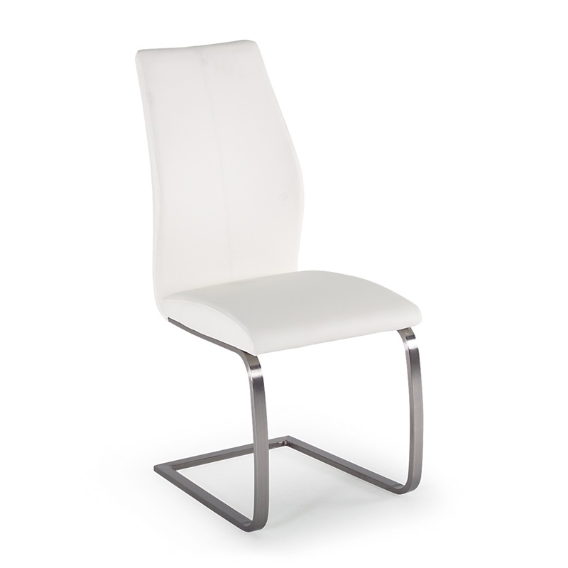 Irmingland Dining Chair - Brushed Steel White