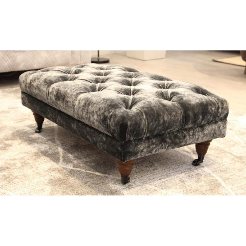 Footstools Classic Buttoned
